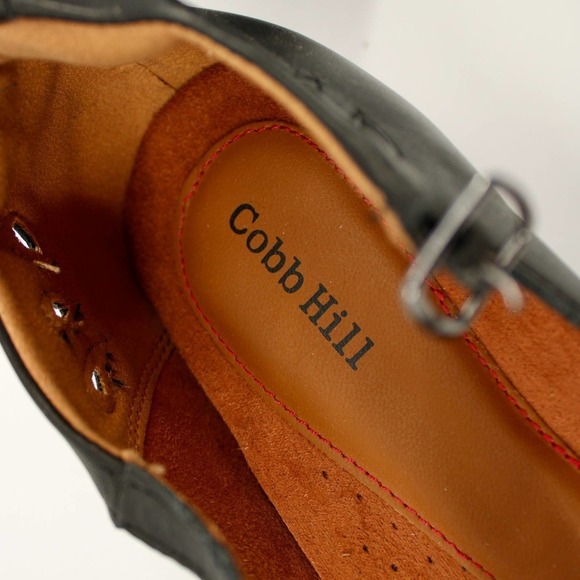 Cobb Hill Angelina Tailored T Strap Heel Womens Size 11 in Black NEW - Picture 7 of 9